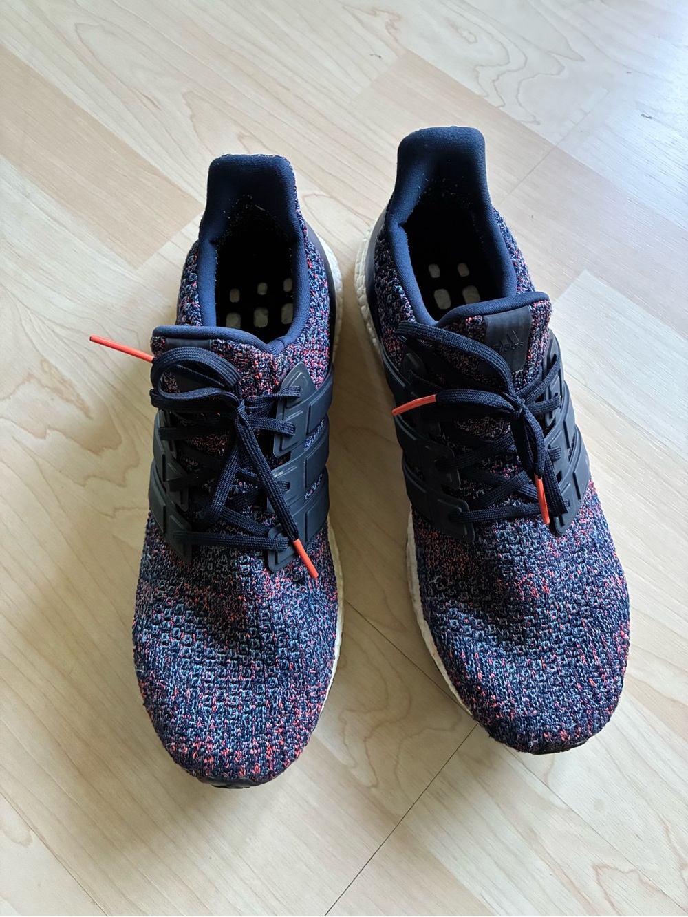 adidas UltraBoost 4.0 Boost navy blue Primeknit Low Top Lace Up Men's sz12 - Picture 6 of 9
